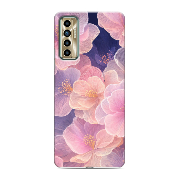 Силиконовый чехол на Tecno Camon 17P с принтом женский Силиконовый чехол на Tecno Camon 17P с принтом женский