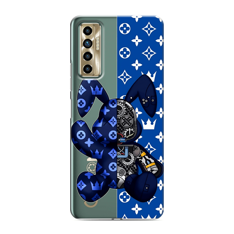 Силиконовый чехол на Tecno Camon 17P с принтом Луи робот Силиконовый чехол на Tecno Camon 17P с принтом Луи робот