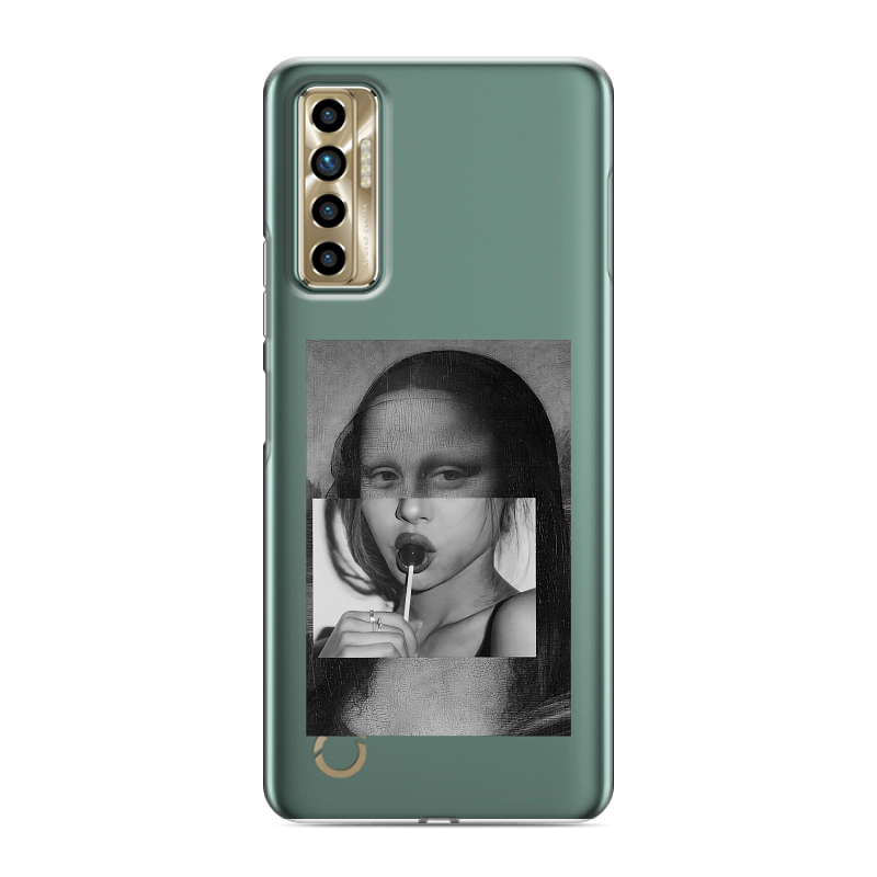 Силиконовый чехол на Tecno Camon 17P с принтом Мона Лиза Силиконовый чехол на Tecno Camon 17P с принтом Мона Лиза