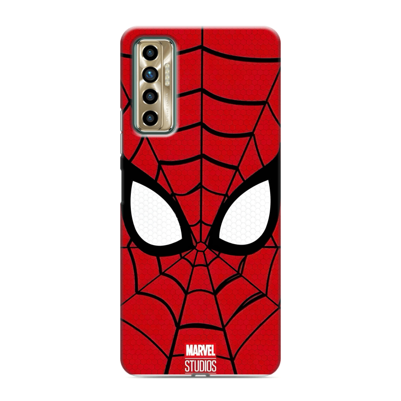 Силиконовый чехол на Tecno Camon 17P с принтом человек паук spiderman Силиконовый чехол на Tecno Camon 17P с принтом человек паук spiderman