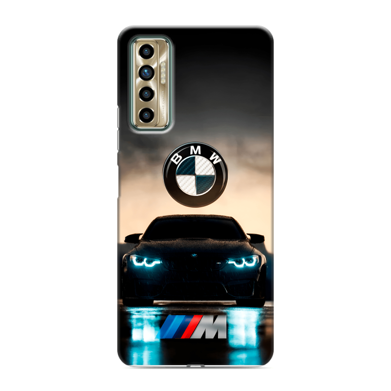Силиконовый противоударный чехол на Tecno Camon 17P с принтом БМВ BMW Силиконовый противоударный чехол на Tecno Camon 17P с принтом БМВ BMW