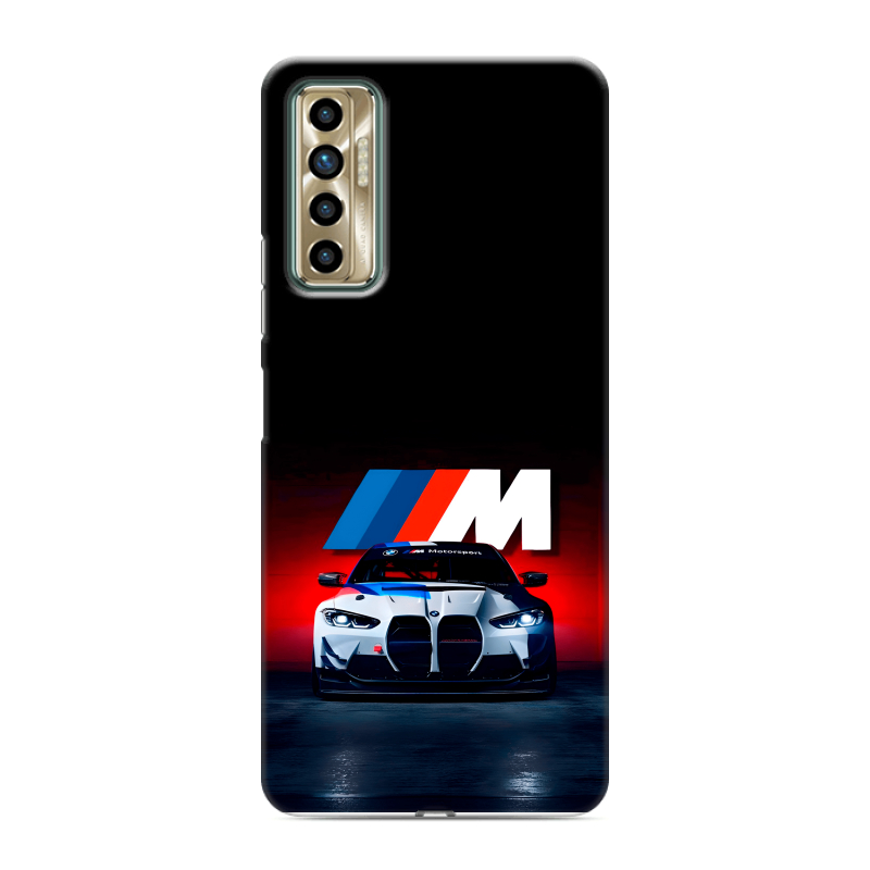 Силиконовый противоударный чехол на Tecno Camon 17P с принтом БМВ BMW Силиконовый противоударный чехол на Tecno Camon 17P с принтом БМВ BMW