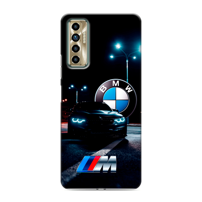 Силиконовый противоударный чехол на Tecno Camon 17P с принтом БМВ BMW Силиконовый противоударный чехол на Tecno Camon 17P с принтом БМВ BMW