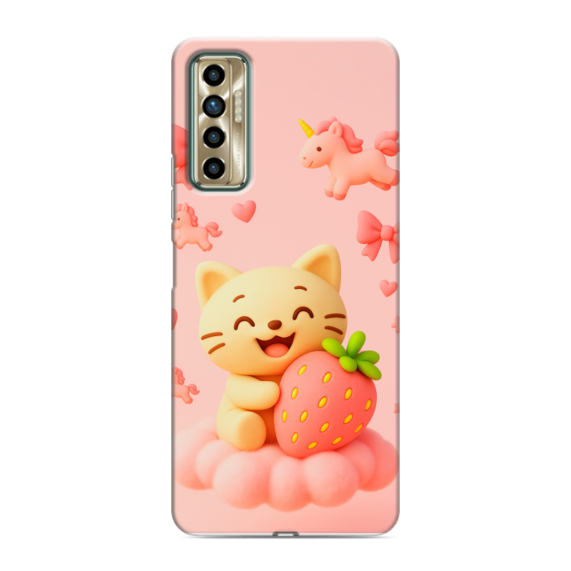 Силиконовый чехол на Tecno Camon 17P с принтом для девочек Силиконовый чехол на Tecno Camon 17P с принтом для девочек
