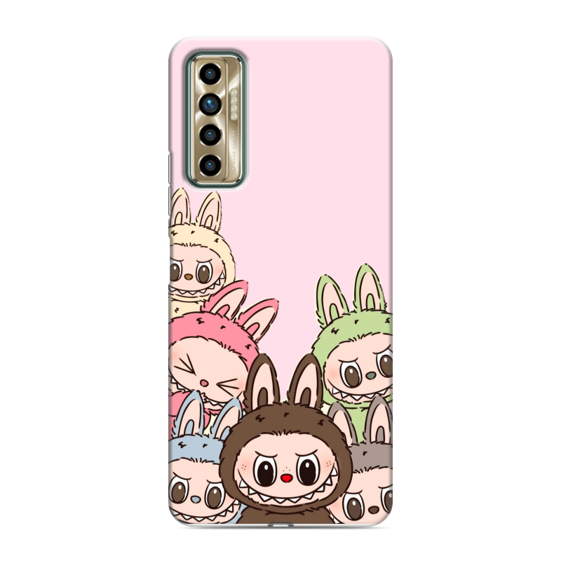 Силиконовый чехол на Tecno Camon 17P с принтом Лабубу Силиконовый чехол на Tecno Camon 17P с принтом Лабубу