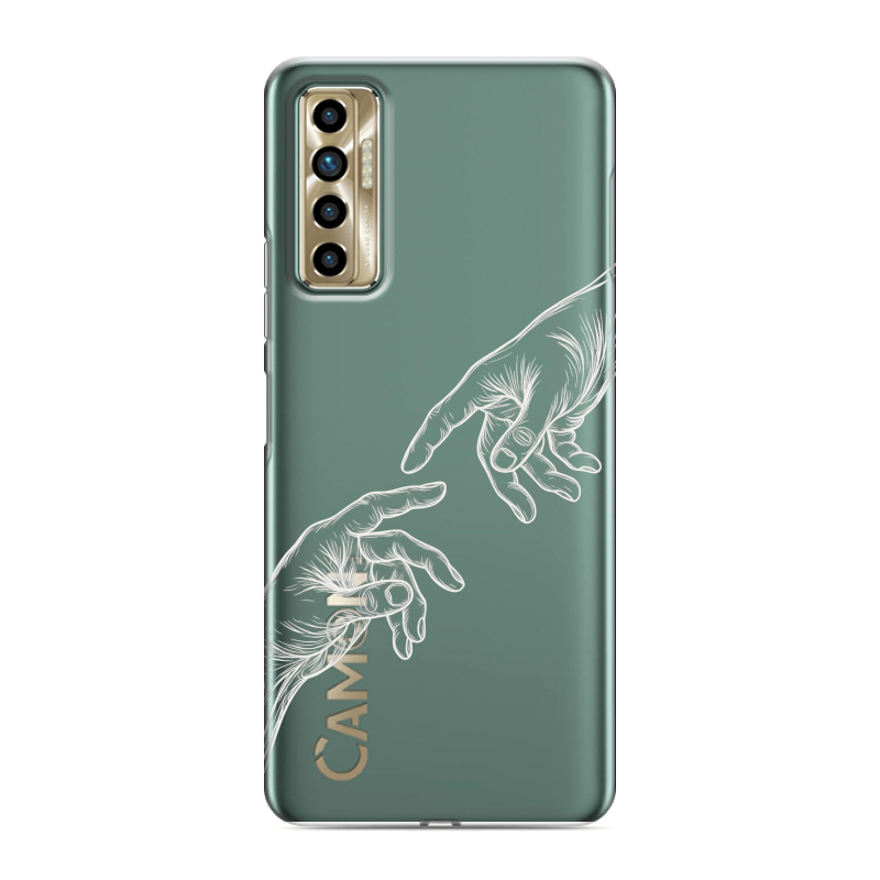 Силиконовый чехол на Tecno Camon 17P с принтом Сотворение мира Силиконовый чехол на Tecno Camon 17P с принтом Сотворение мира
