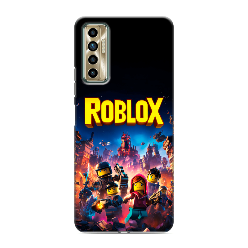 Силиконовый чехол на Tecno Camon 17P с принтом Roblox Роблокс Силиконовый чехол на Tecno Camon 17P с принтом Roblox Роблокс