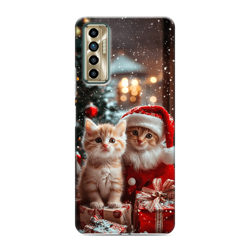 Силиконовый чехол на Tecno Camon 17P с принтом Новый год Силиконовый чехол на Tecno Camon 17P с принтом Новый год