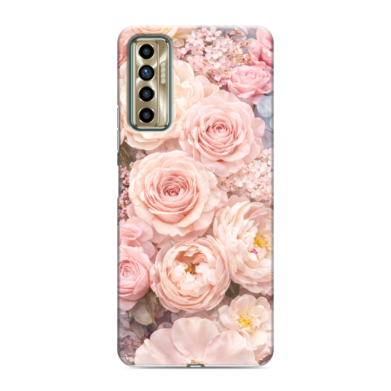 Силиконовый противоударный чехол на Tecno Camon 17P с принтом женский Силиконовый противоударный чехол на Tecno Camon 17P с принтом женский
