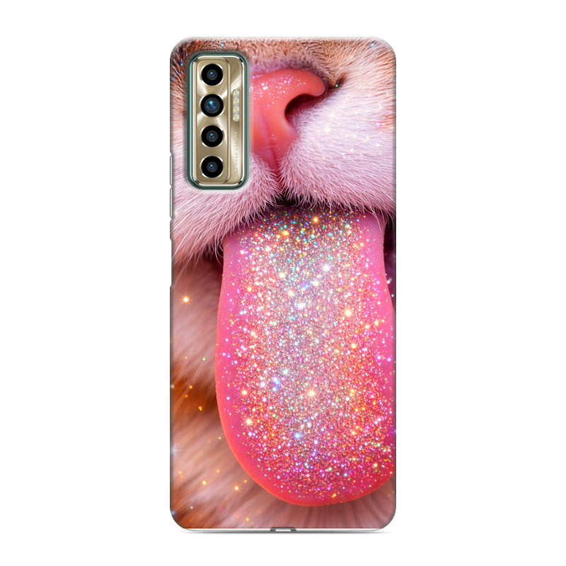 Силиконовый противоударный чехол на Tecno Camon 17P с принтом для девочек Силиконовый противоударный чехол на Tecno Camon 17P с принтом для девочек
