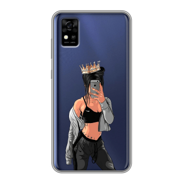 Силиконовый чехол на ZTE Blade A31 с принтом Женские принты Силиконовый чехол на ZTE Blade A31 с принтом Женские принты