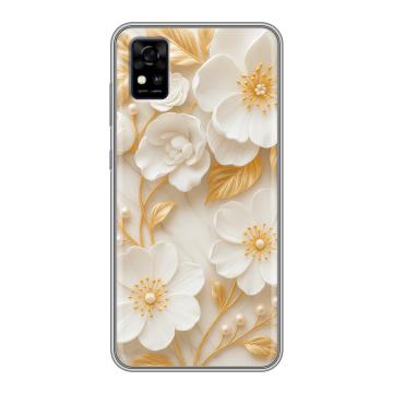 Силиконовый чехол на ZTE Blade A31 с принтом Цветы Силиконовый чехол на ZTE Blade A31 с принтом Цветы