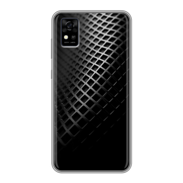Силиконовый чехол на ZTE Blade A31 с принтом Текстура металла Силиконовый чехол на ZTE Blade A31 с принтом Текстура металла