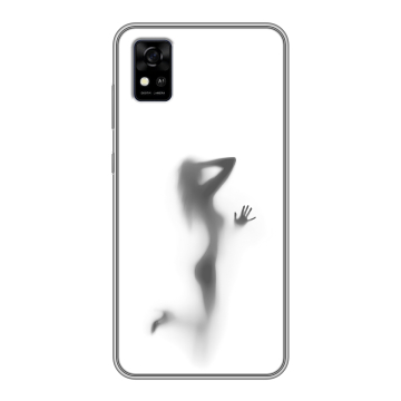 Силиконовый чехол на ZTE Blade A31 с принтом Силуэт Силиконовый чехол на ZTE Blade A31 с принтом Силуэт