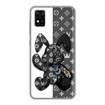 Силиконовый чехол на ZTE Blade A31 с принтом Луи робот Силиконовый чехол на ZTE Blade A31 с принтом Луи робот