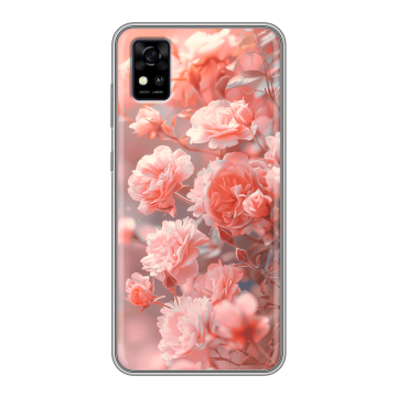 Силиконовый чехол на ZTE Blade A31 с принтом Розы цветы Силиконовый чехол на ZTE Blade A31 с принтом Розы цветы