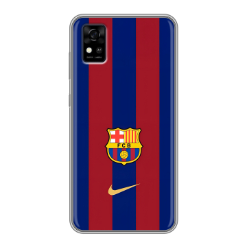 Силиконовый чехол на ZTE Blade A31 с принтом Барселона Barcelona