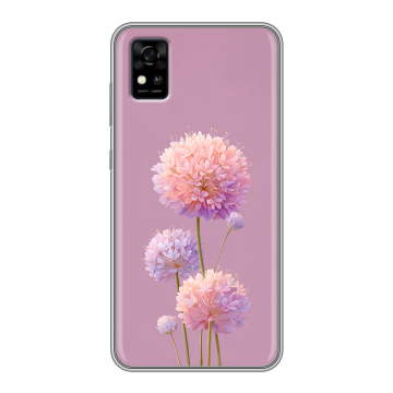 Силиконовый чехол на ZTE Blade A31 с принтом Цветы