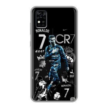 Силиконовый чехол на ZTE Blade A31 с принтом Реал Роналдо Силиконовый чехол на ZTE Blade A31 с принтом Реал Роналдо