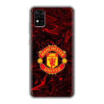 Силиконовый чехол на ZTE Blade A31 с принтом Manchester United
