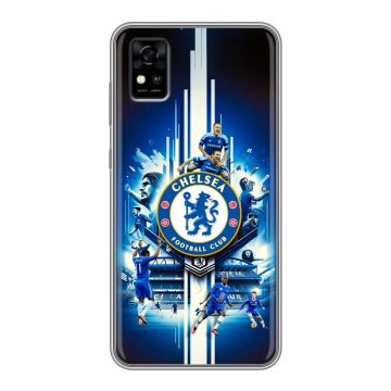 Силиконовый чехол на ZTE Blade A31 с принтом Chelsea Челси