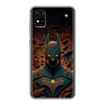 Силиконовый чехол на ZTE Blade A31 с принтом Batman Бэтмен