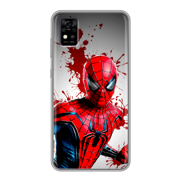 Силиконовый чехол на ZTE Blade A31 с принтом Spiderman Человек паук Силиконовый чехол на ZTE Blade A31 с принтом Spiderman Человек паук