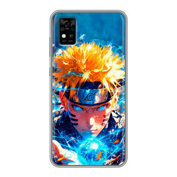 Силиконовый чехол на ZTE Blade A31 с принтом Аниме Наруто Naruto