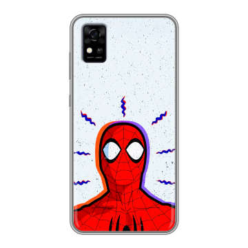 Силиконовый чехол на ZTE Blade A31 с принтом Spiderman Человек паук