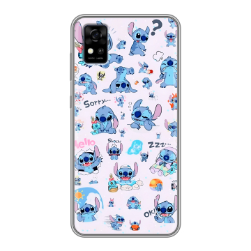 Силиконовый чехол на ZTE Blade A31 с принтом Лило и Стич Силиконовый чехол на ZTE Blade A31 с принтом Лило и Стич