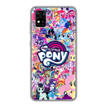 Силиконовый чехол на ZTE Blade A31 с принтом My little pony Дружба чудо Силиконовый чехол на ZTE Blade A31 с принтом My little pony Дружба чудо
