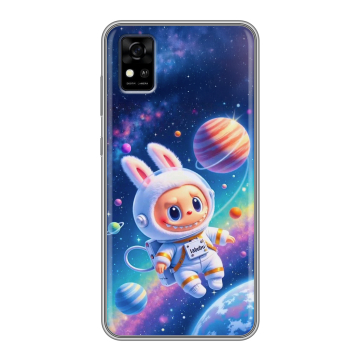 Силиконовый чехол на ZTE Blade A31 с принтом Labubu Лабубу Силиконовый чехол на ZTE Blade A31 с принтом Labubu Лабубу