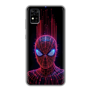 Силиконовый чехол на ZTE Blade A31 с принтом Spiderman Человек паук