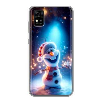 Силиконовый чехол на ZTE Blade A31 с принтом Новый год