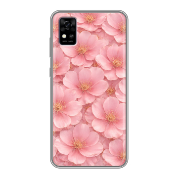 Силиконовый чехол на ZTE Blade A31 с принтом женский