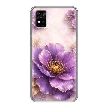 Силиконовый чехол на ZTE Blade A31 с принтом женский