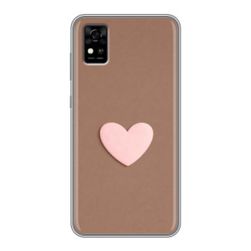 Силиконовый чехол на ZTE Blade A31 с принтом женский