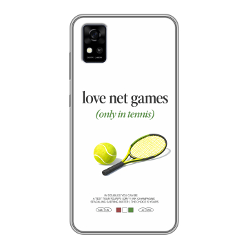 Силиконовый чехол на ZTE Blade A31 с принтом для девочек