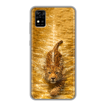 Силиконовый чехол на ZTE Blade A31 с принтом женский