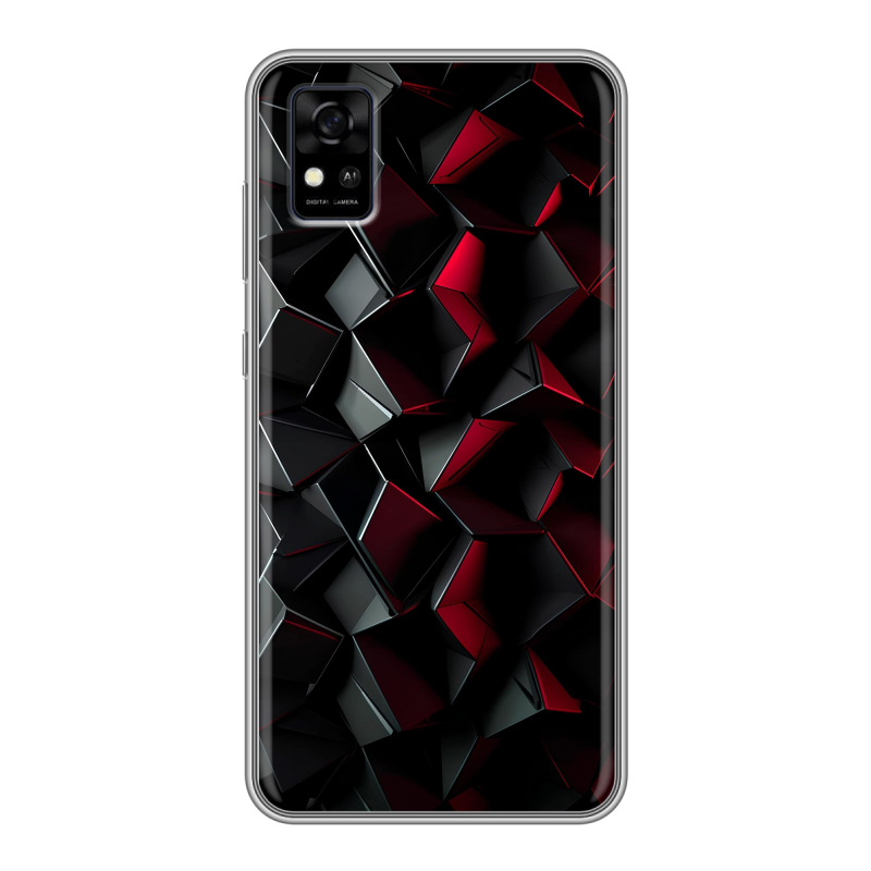 Силиконовый чехол на ZTE Blade A31 с принтом Абстракция Силиконовый чехол на ZTE Blade A31 с принтом Абстракция