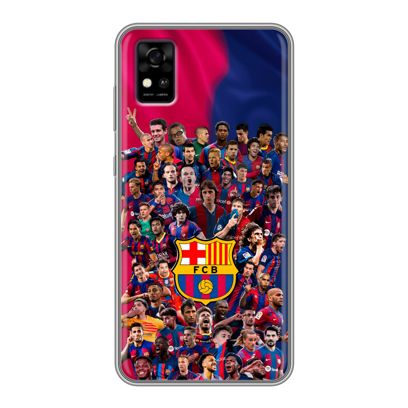 Силиконовый чехол на ZTE Blade A31 с принтом Барселона Barcelona Силиконовый чехол на ZTE Blade A31 с принтом Барселона Barcelona