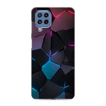 Силиконовый чехол на Samsung Galaxy M32 с принтом Геометрия неона Силиконовый чехол на Samsung Galaxy M32 с принтом Геометрия неона