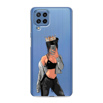 Силиконовый чехол на Samsung Galaxy M32 с принтом Женские принты Силиконовый чехол на Samsung Galaxy M32 с принтом Женские принты