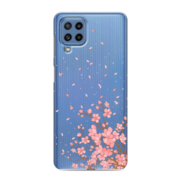 Силиконовый чехол на Samsung Galaxy M32 с принтом Ветка сакуры Силиконовый чехол на Samsung Galaxy M32 с принтом Ветка сакуры