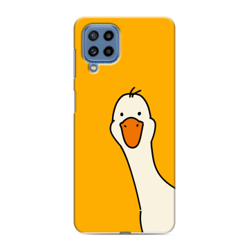 Силиконовый чехол на Samsung Galaxy M32 с принтом Утка Силиконовый чехол на Samsung Galaxy M32 с принтом Утка