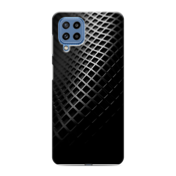 Силиконовый чехол на Samsung Galaxy M32 с принтом Текстура металла