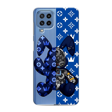 Силиконовый чехол на Samsung Galaxy M32 с принтом Луи робот Силиконовый чехол на Samsung Galaxy M32 с принтом Луи робот