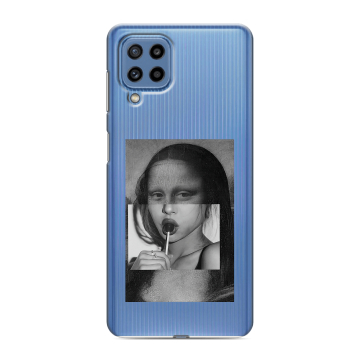 Силиконовый чехол на Samsung Galaxy M32 с принтом Мона Лиза Силиконовый чехол на Samsung Galaxy M32 с принтом Мона Лиза