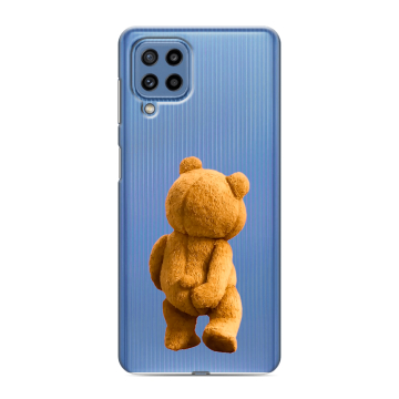 Силиконовый чехол на Samsung Galaxy M32 с принтом Медведь Силиконовый чехол на Samsung Galaxy M32 с принтом Медведь