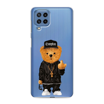 Силиконовый чехол на Samsung Galaxy M32 с принтом Плюшевый медведь Силиконовый чехол на Samsung Galaxy M32 с принтом Плюшевый медведь
